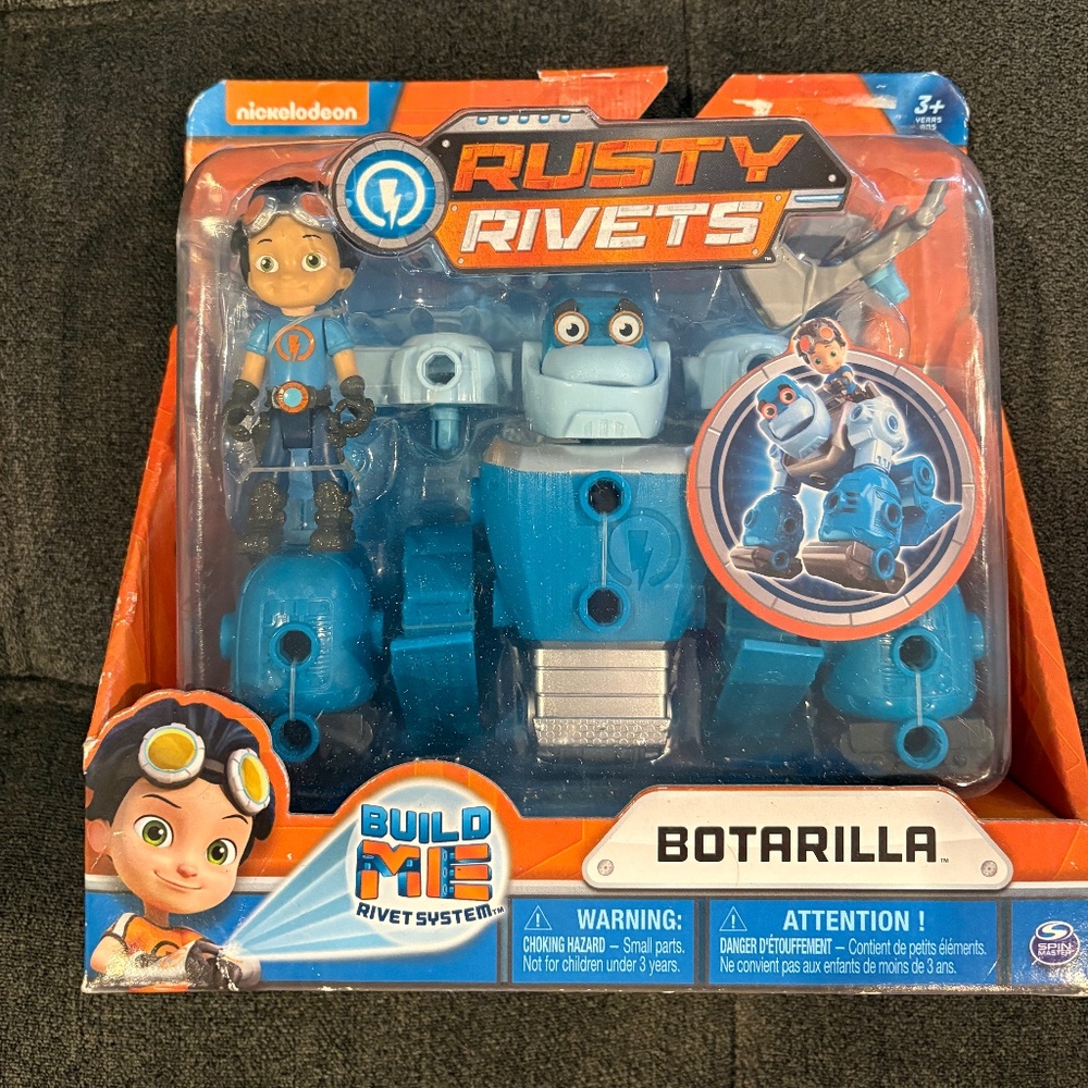 Rusty Rivets Botarilla Toy Action Figure; Extremely Rare; NIB